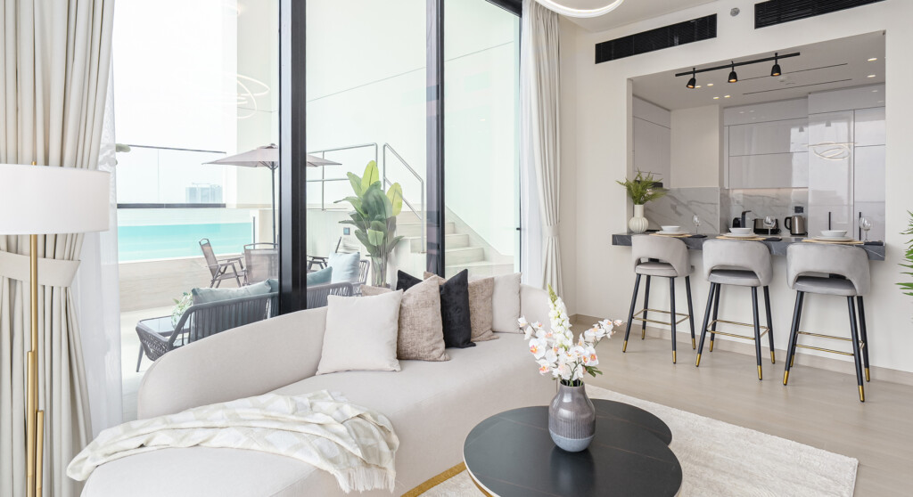Furnished and inviting interior in a Dubai rental property | Designhaus Collection
