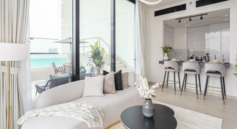 Furnished and inviting interior in a Dubai rental property | Designhaus Collection